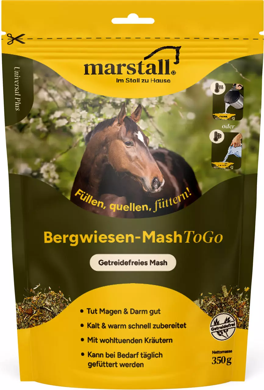 marstall Bergwiesen-MashToGo Beutel 350g marstall Bergwiesen-MashToGo Beutel 350g