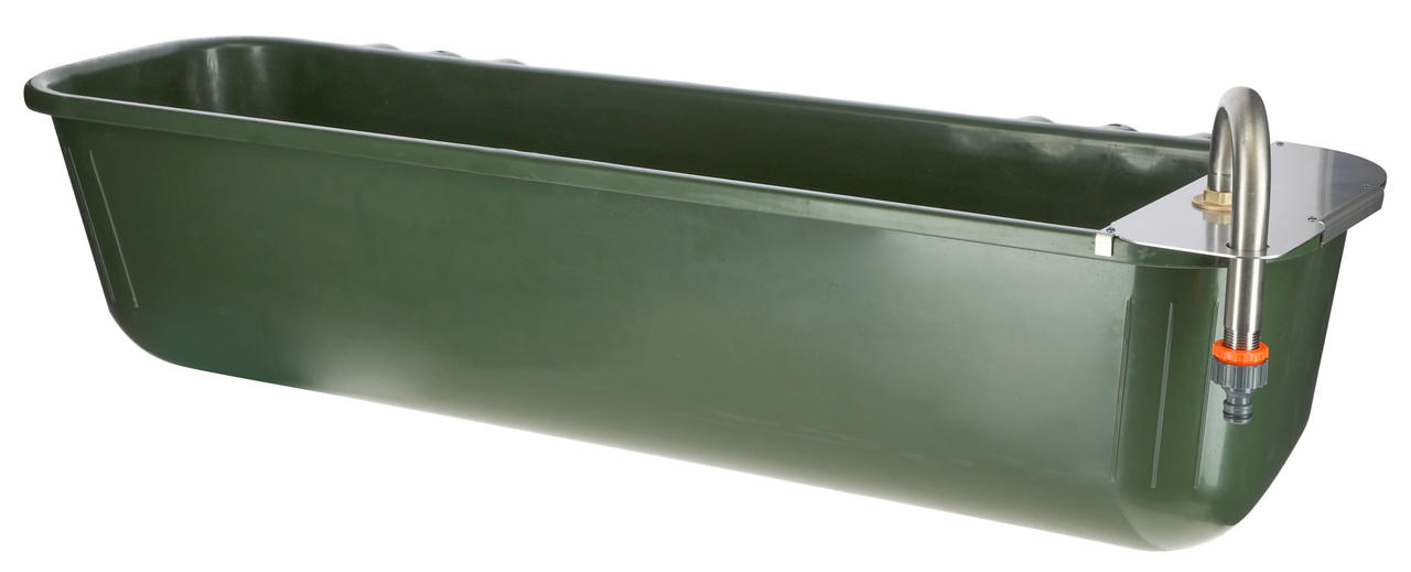 Kerbl Langfuttertrog mit Schwimmerventil 42 l