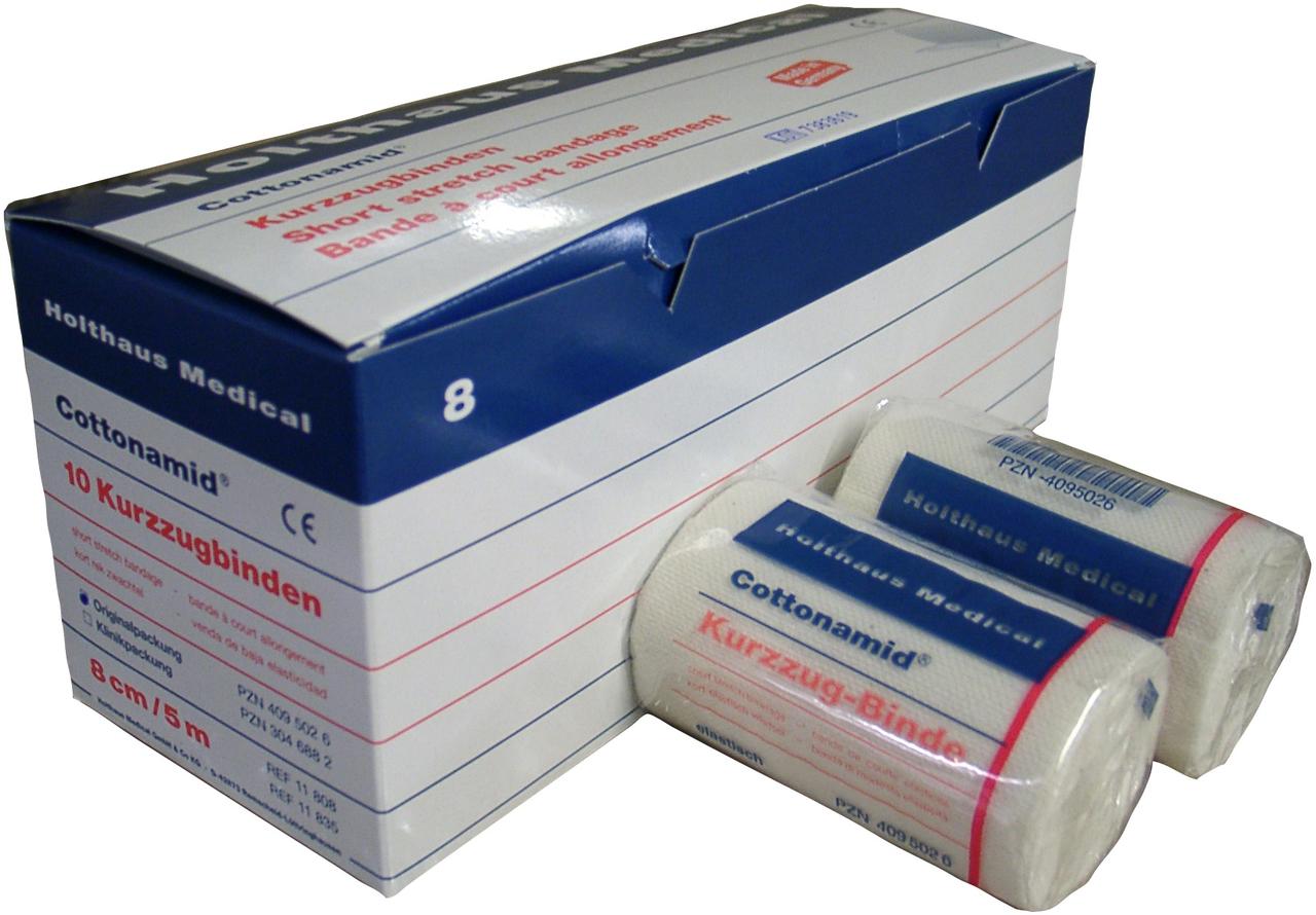 Holthaus COTTONAMID-BINDE 8cm x 5m 10 Stück Holthaus COTTONAMID-BINDE 8cm x 5m 10 Stück
