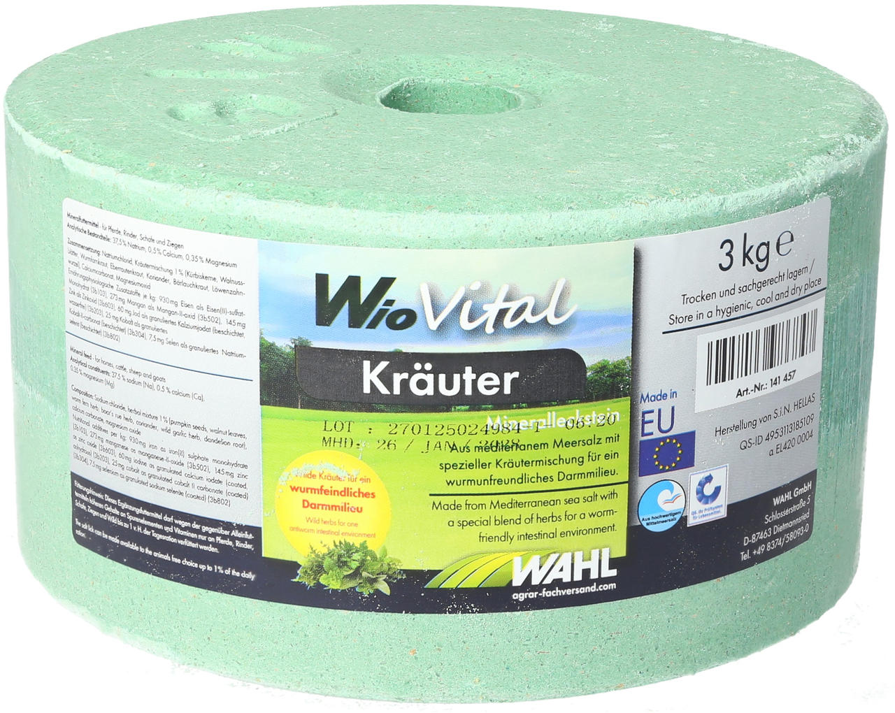 WAHL-Hausmarke WioVital Equi Mix 4x 3kg