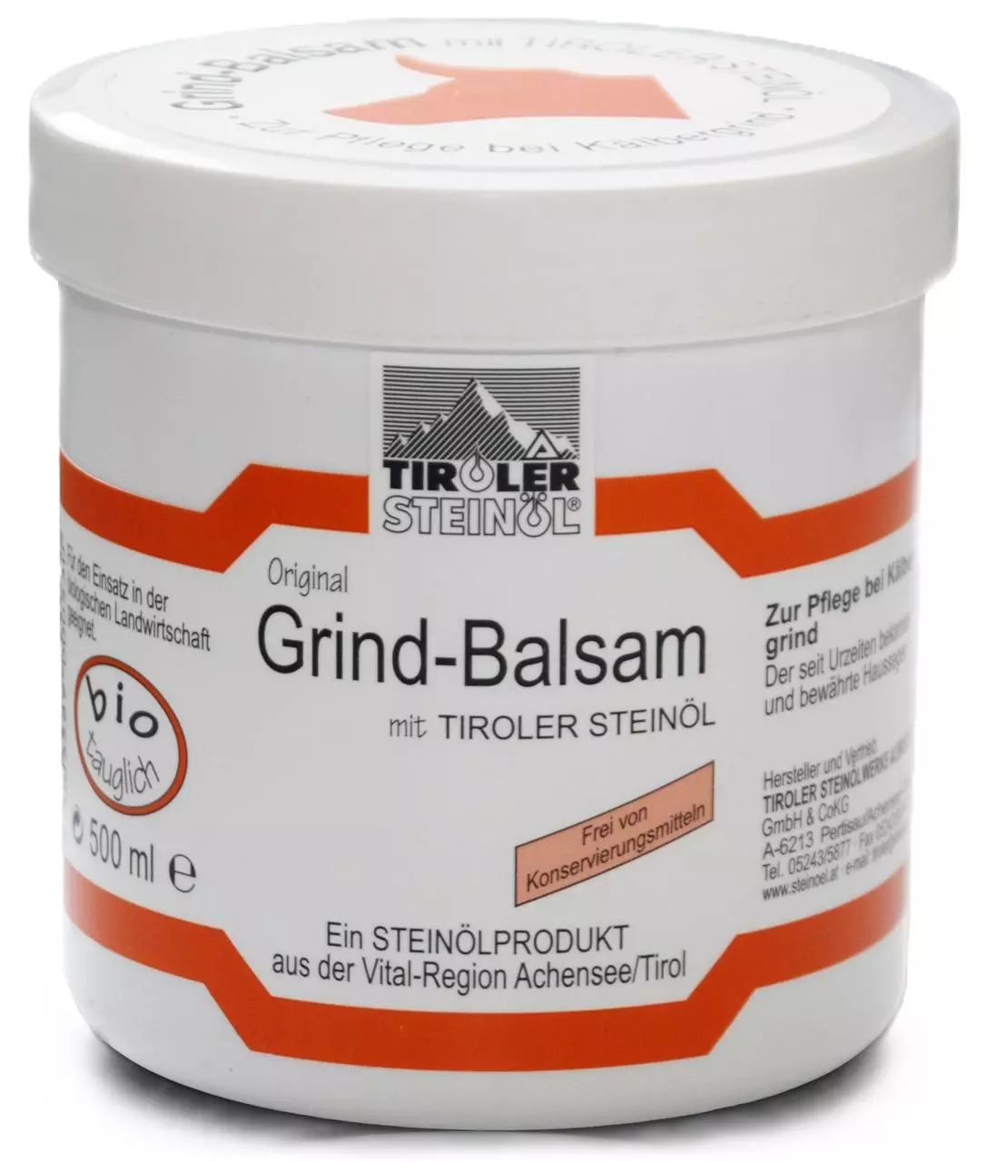 Tiroler Steinöl - Grind-Balsam 500 ml Tiroler Steinöl - Grind-Balsam 500 ml
