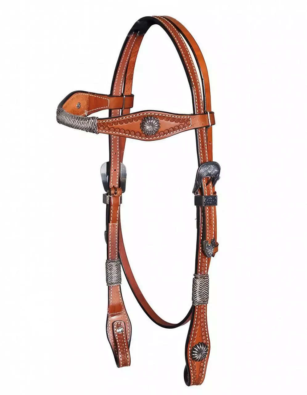 XL-Westerntrenszaum Rawhide Braided XL-Westerntrenszaum Rawhide Braided