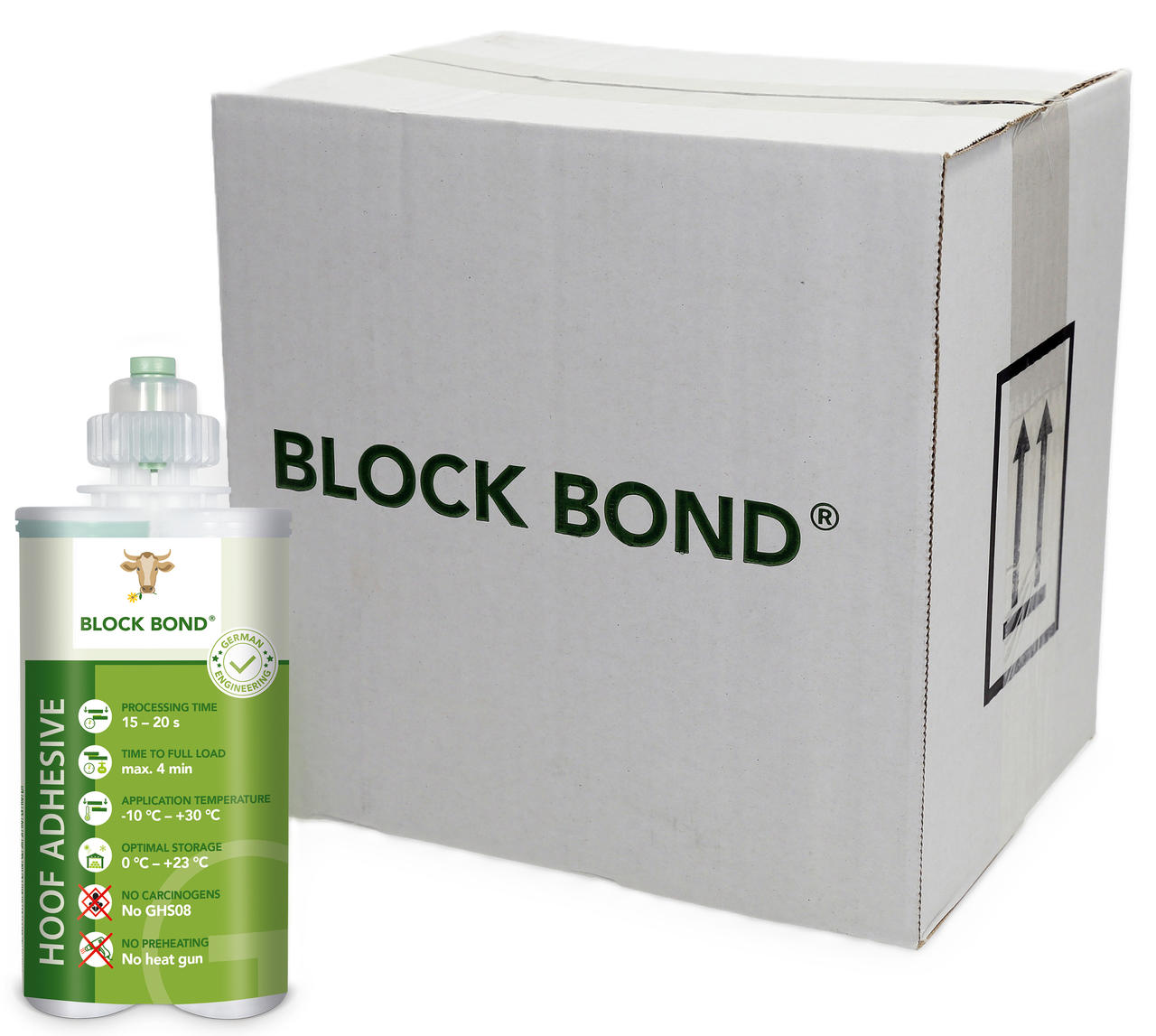 BLOCK BOND Urethan-Kleber 200ml Kartusche, 10 Stück BLOCK BOND Urethan-Kleber 200ml Kartusche, 10 Stück