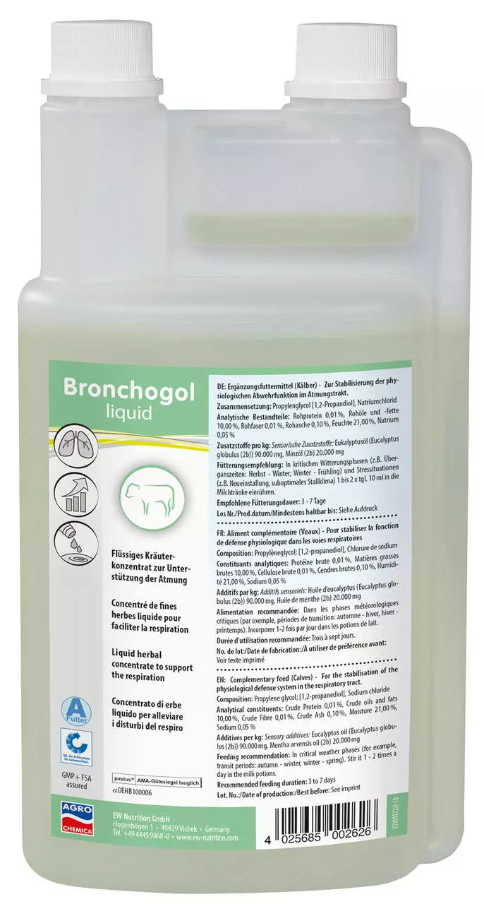 Agrochemica Bronchogol Liquid - 1000 ml Agrochemica Bronchogol Liquid - 1000 ml