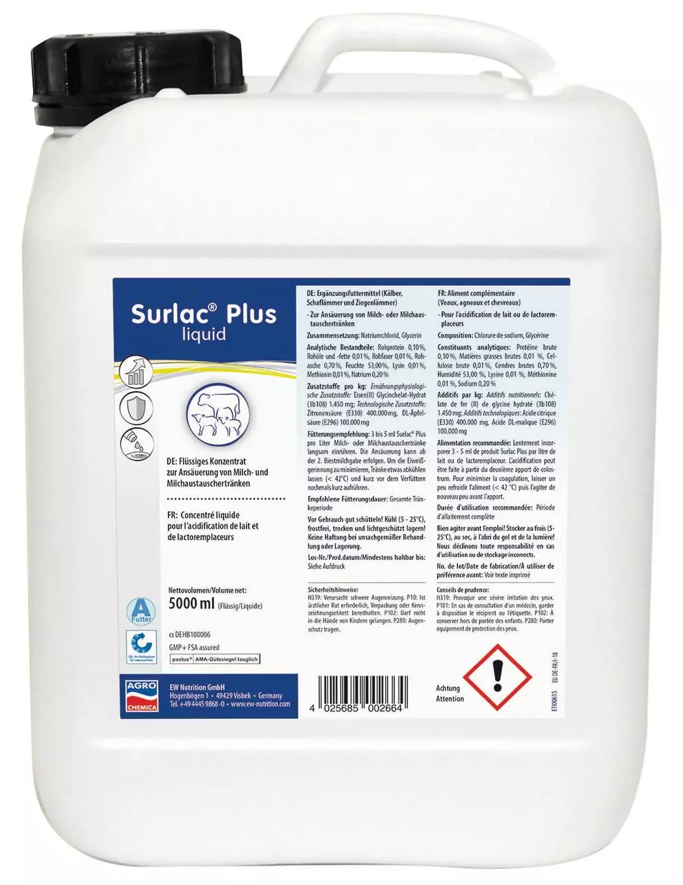 Agrochemica SURLAC® Plus liquid 5000ml Agrochemica SURLAC® Plus liquid 5000ml