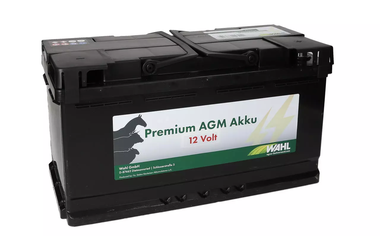 WAHL-FENCE 12 Volt Premium AGM Akku - 12 V, 110 Ah