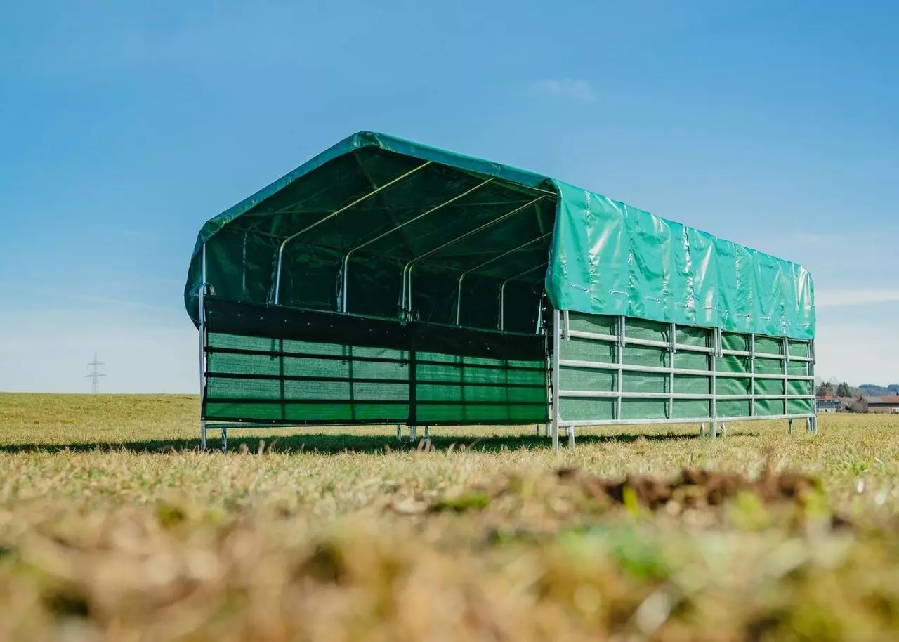 WAHL-FENCE Panel-Zelt-Set 4,0x3,6m - Windschutznetz WAHL-FENCE Panel-Zelt-Set 4,0x3,6m - Windschutznetz