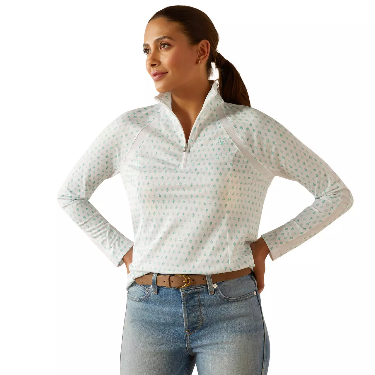 ARIAT Sunstopper 3.0 1/4 Zip Baselayer