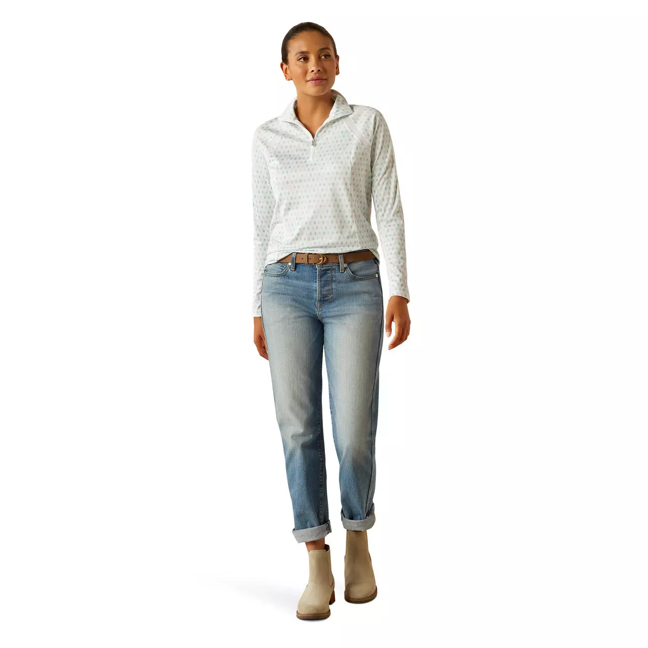 ARIAT Sunstopper 3.0 1/4 Zip Baselayer