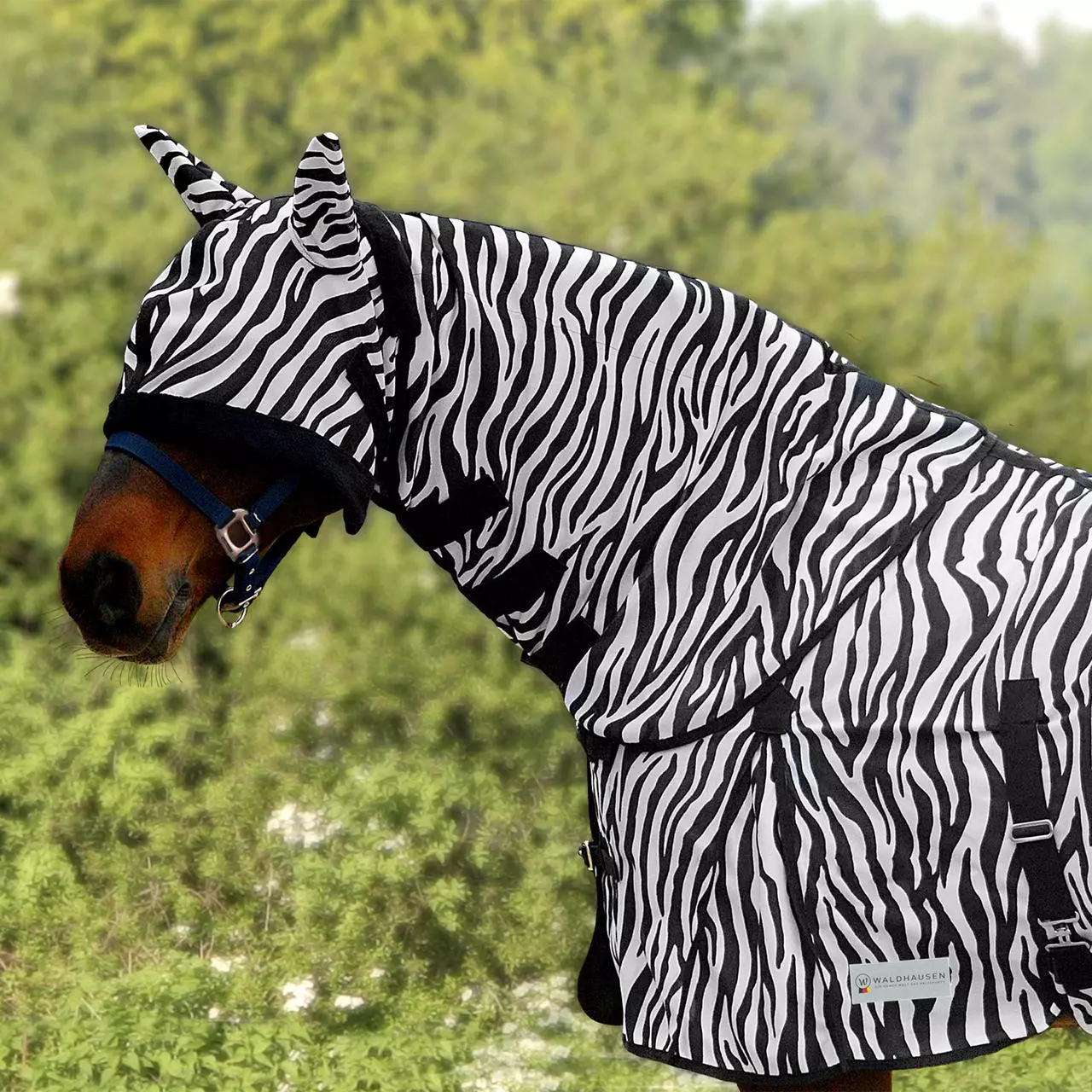 Waldhausen Fliegendecken-Halsteil Zebra Waldhausen Fliegendecken-Halsteil Zebra