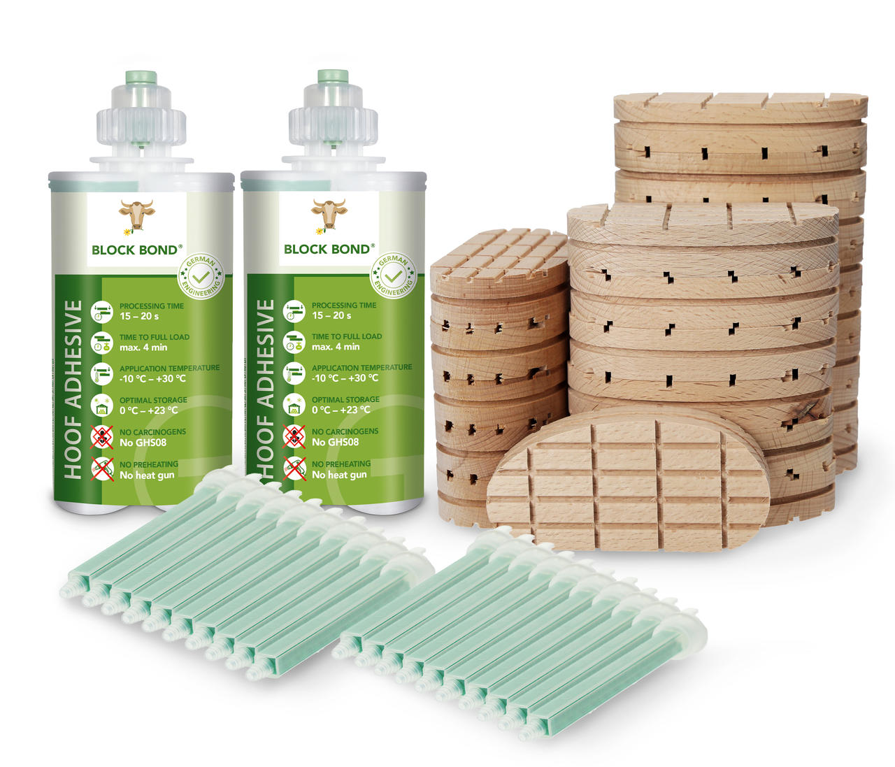 BLOCK BOND Urethan-Kleber 20er-Set BLOCK BOND Urethan-Kleber 20er-Set