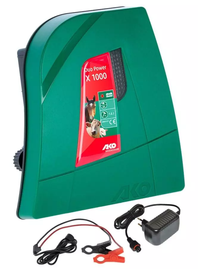 AKO DUO POWER X1000 12V/230V Weidezaungerät AKO DUO POWER X1000 12V/230V Weidezaungerät