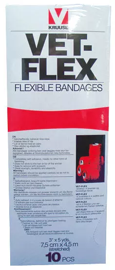 Kruuse VET-FLEX, 7,5cm x 4,5m, orig. Kruuse VET-FLEX, 7,5cm x 4,5m, orig.