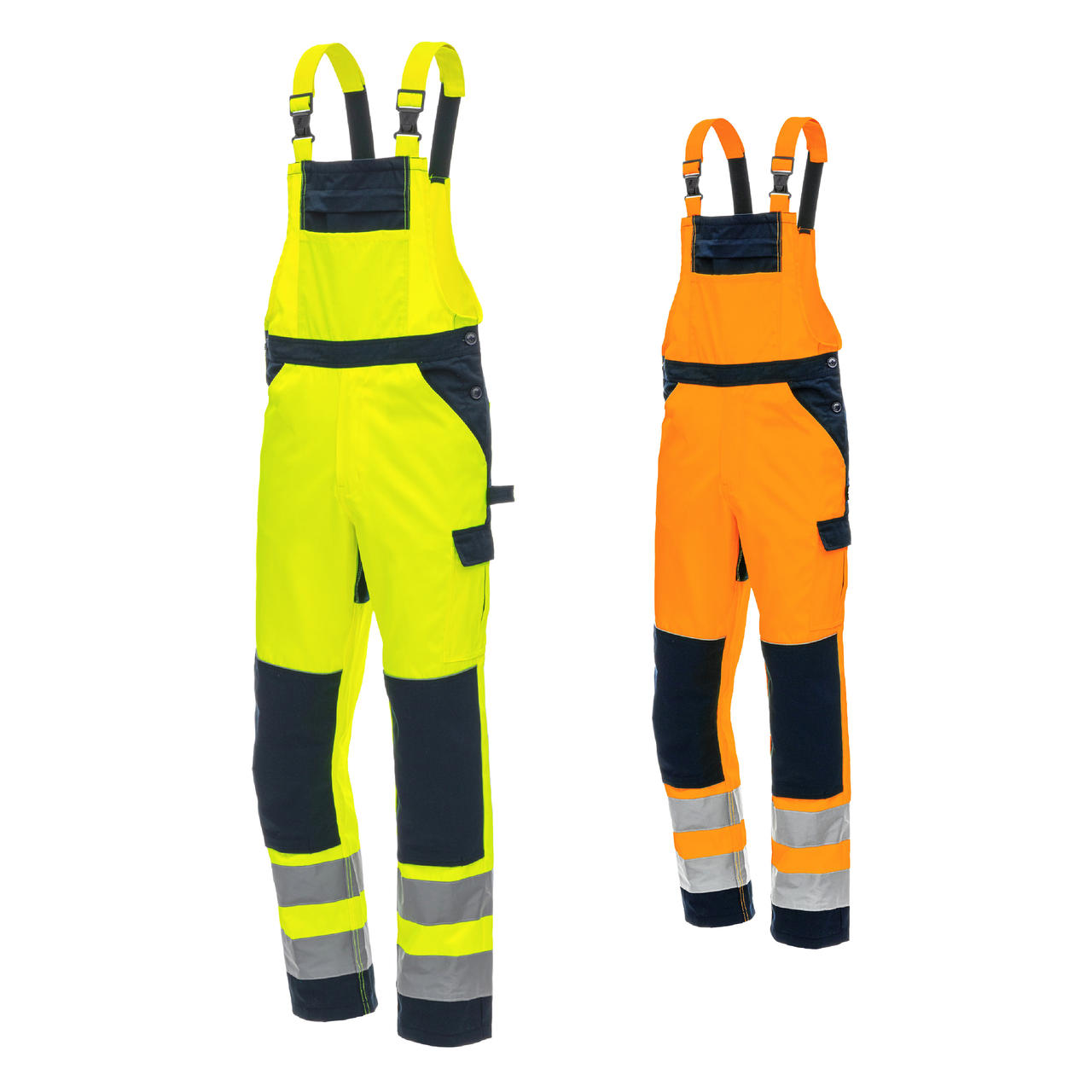 Nitras Motion Tex Viz Warnschutz Latzhose