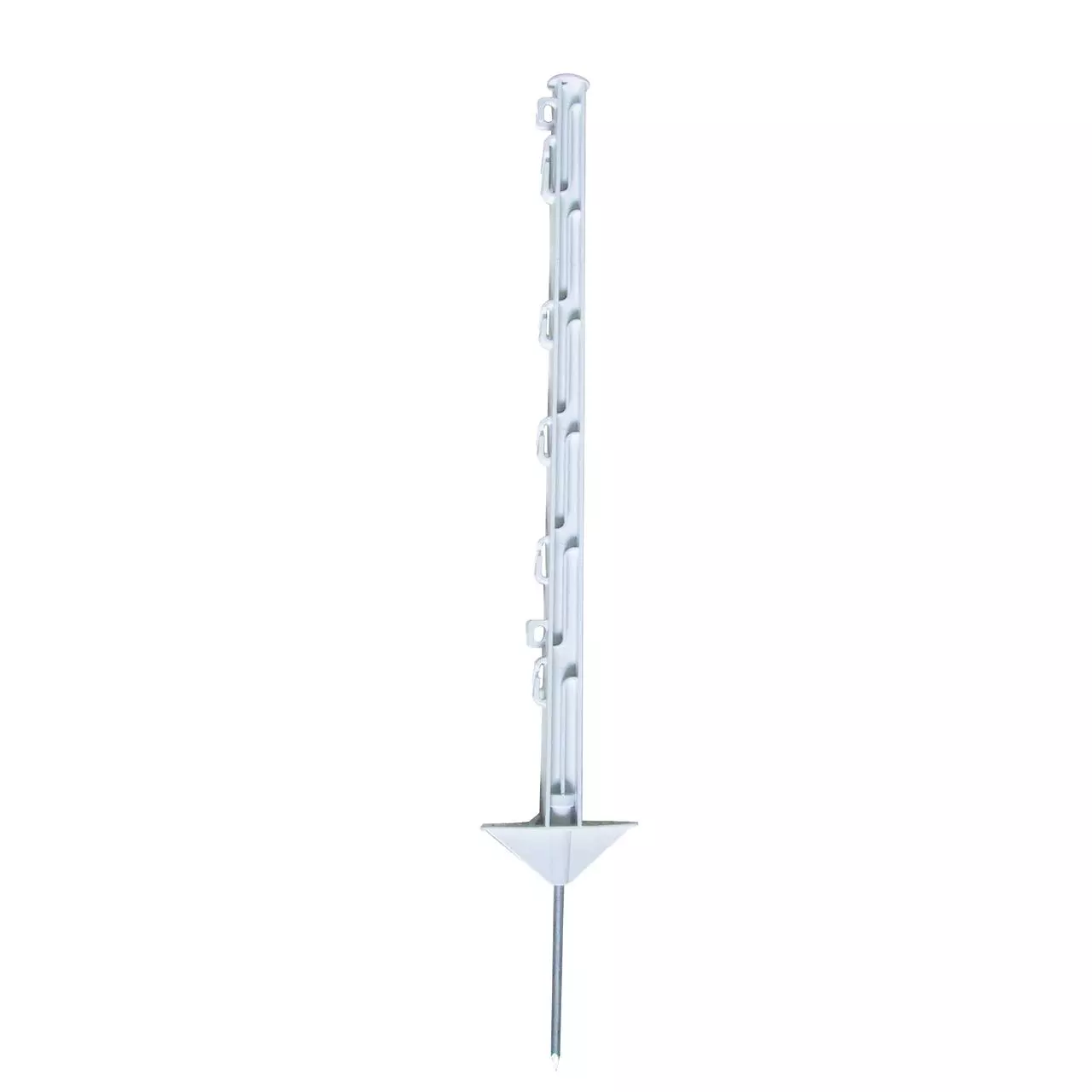 Göbel Kunststoffpfahl 75cm - Doppeltritt weiß Göbel Kunststoffpfahl 75cm - Doppeltritt weiß