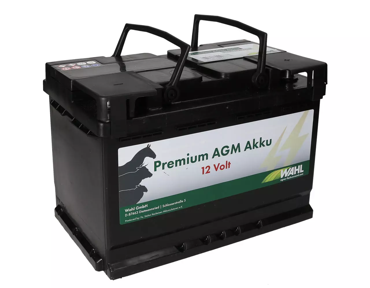 WAHL-FENCE 12 Volt Premium AGM Akku - 12 V, 88 Ah