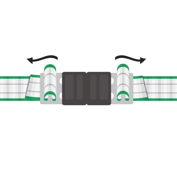 Litzclip Bandverbinder 40 mm - Edelstahl