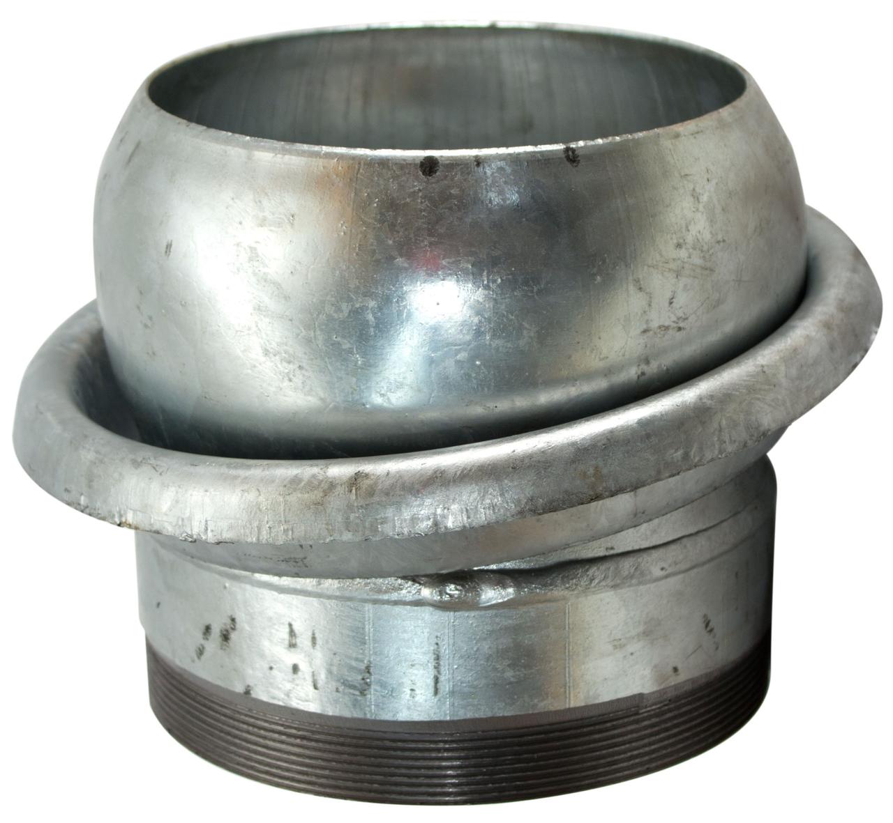 M-Kupplung verzinkt, NW 150mm, mit 6'' M-Kupplung verzinkt, NW 150mm, mit 6''