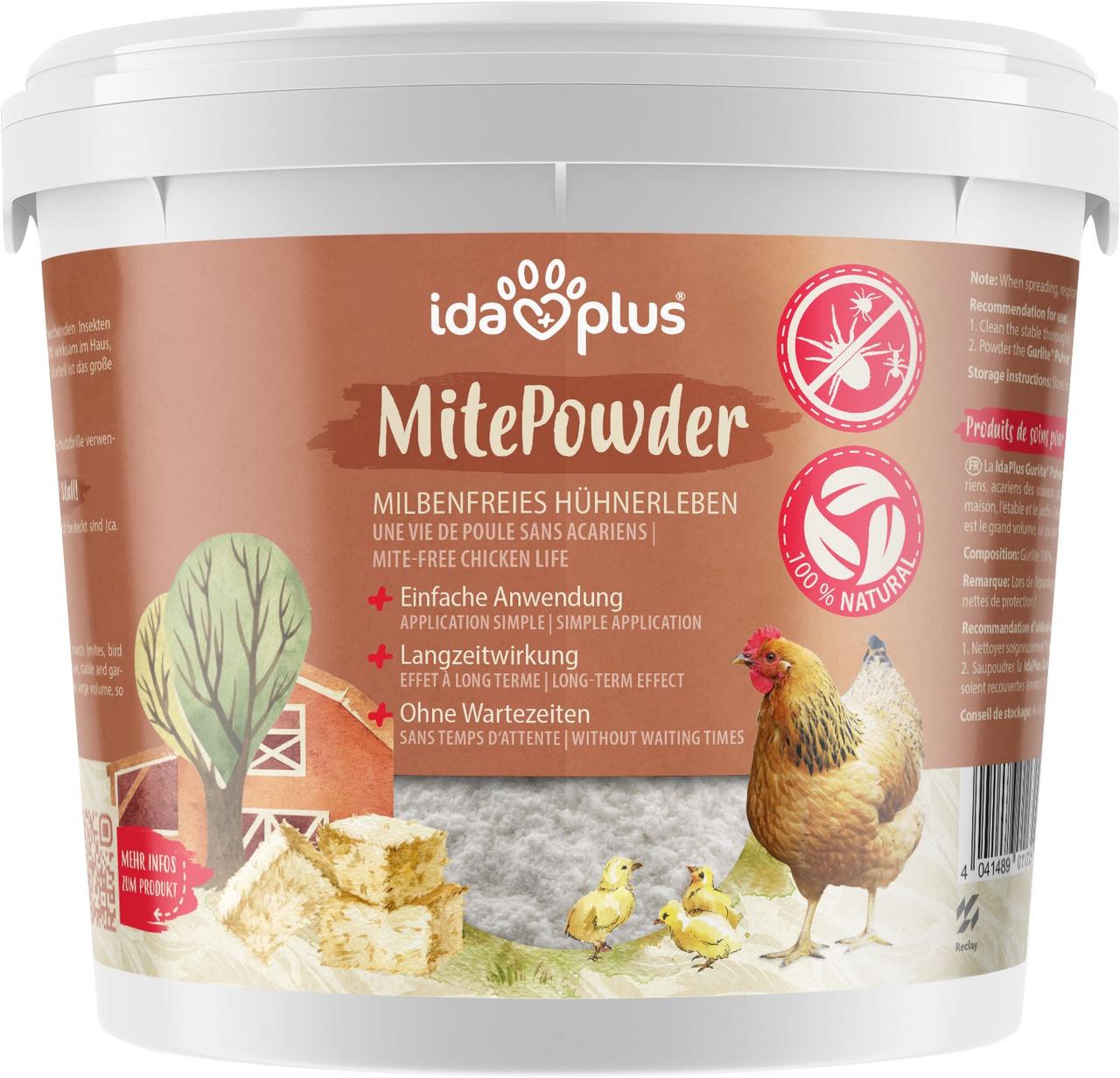 idaplus MitePowder 250g / Eimer