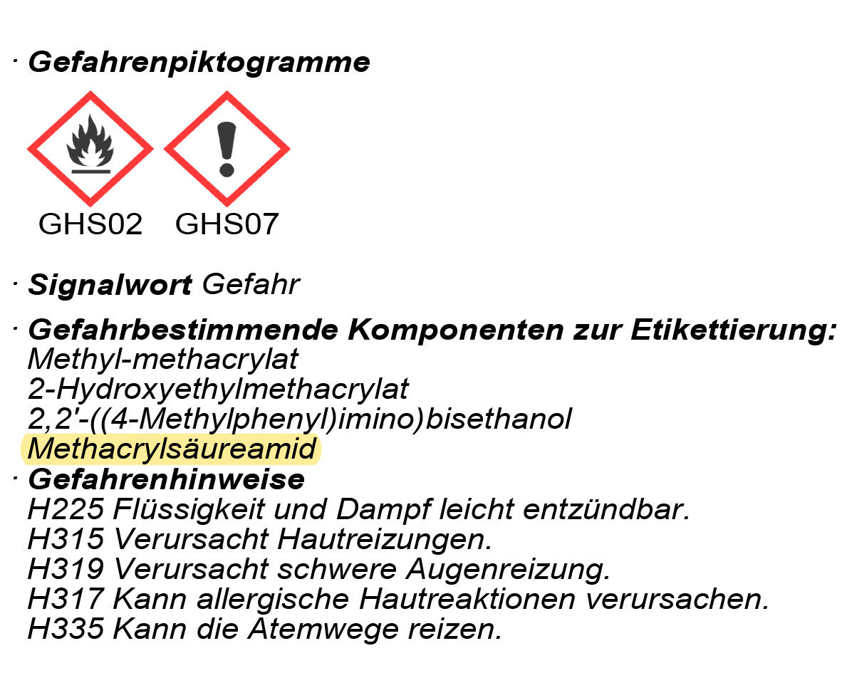 Heraeus-Kulzer Flüssigkeit 500ml - Aushärter