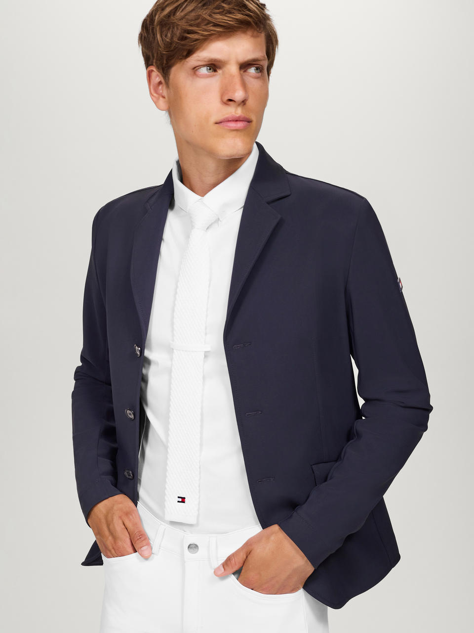 Tommy Hilfiger Adam Strick Krawatte mit Reissverschluss