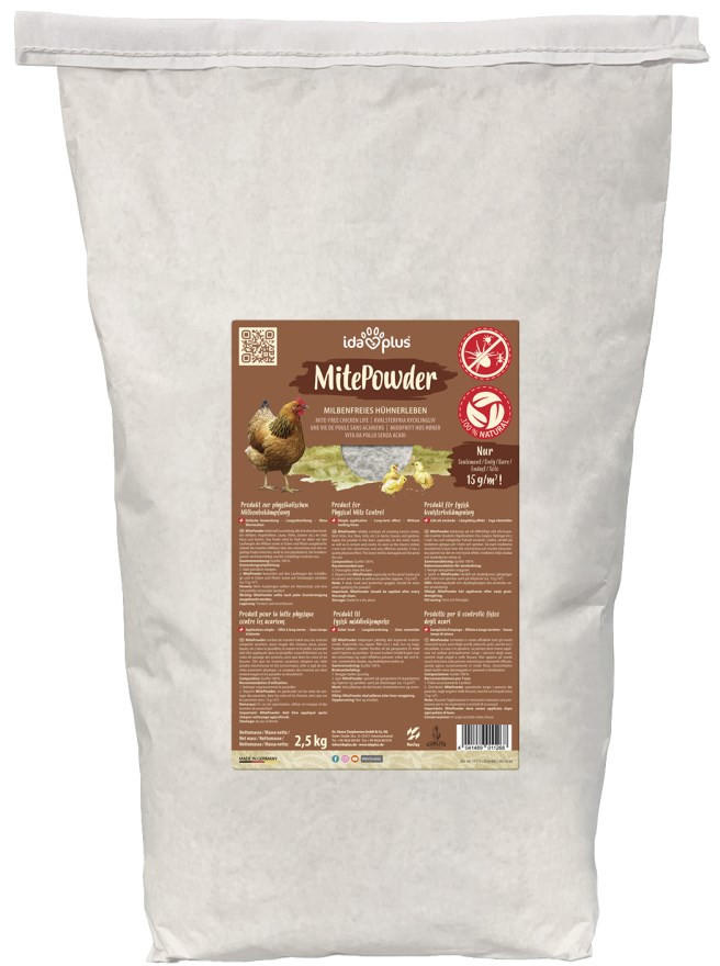 idaplus MitePowder 2,5 kg / Sack