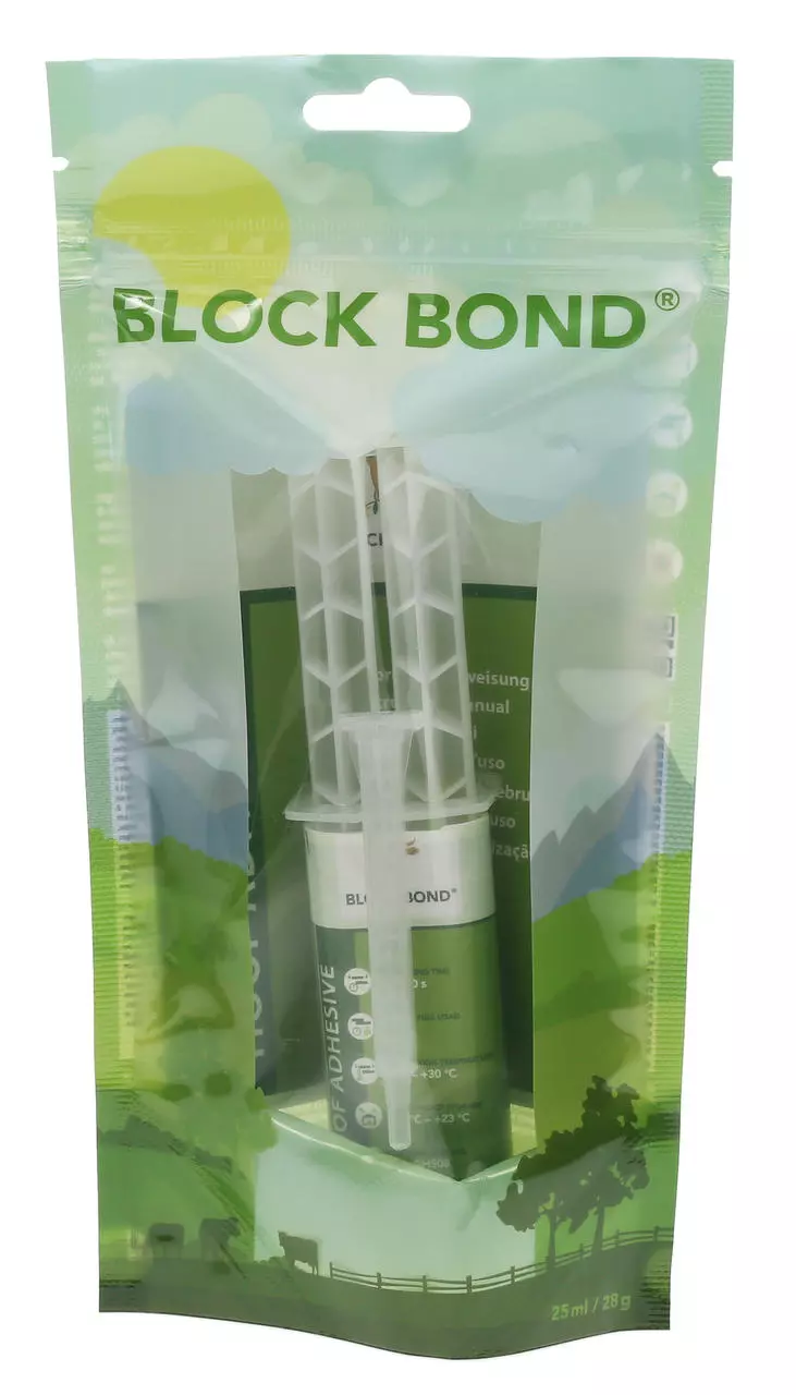 BLOCK BOND Urethan-Kleber 25ml Kartusche + 1 Mixtül BLOCK BOND Urethan-Kleber 25ml Kartusche + 1 Mixtül