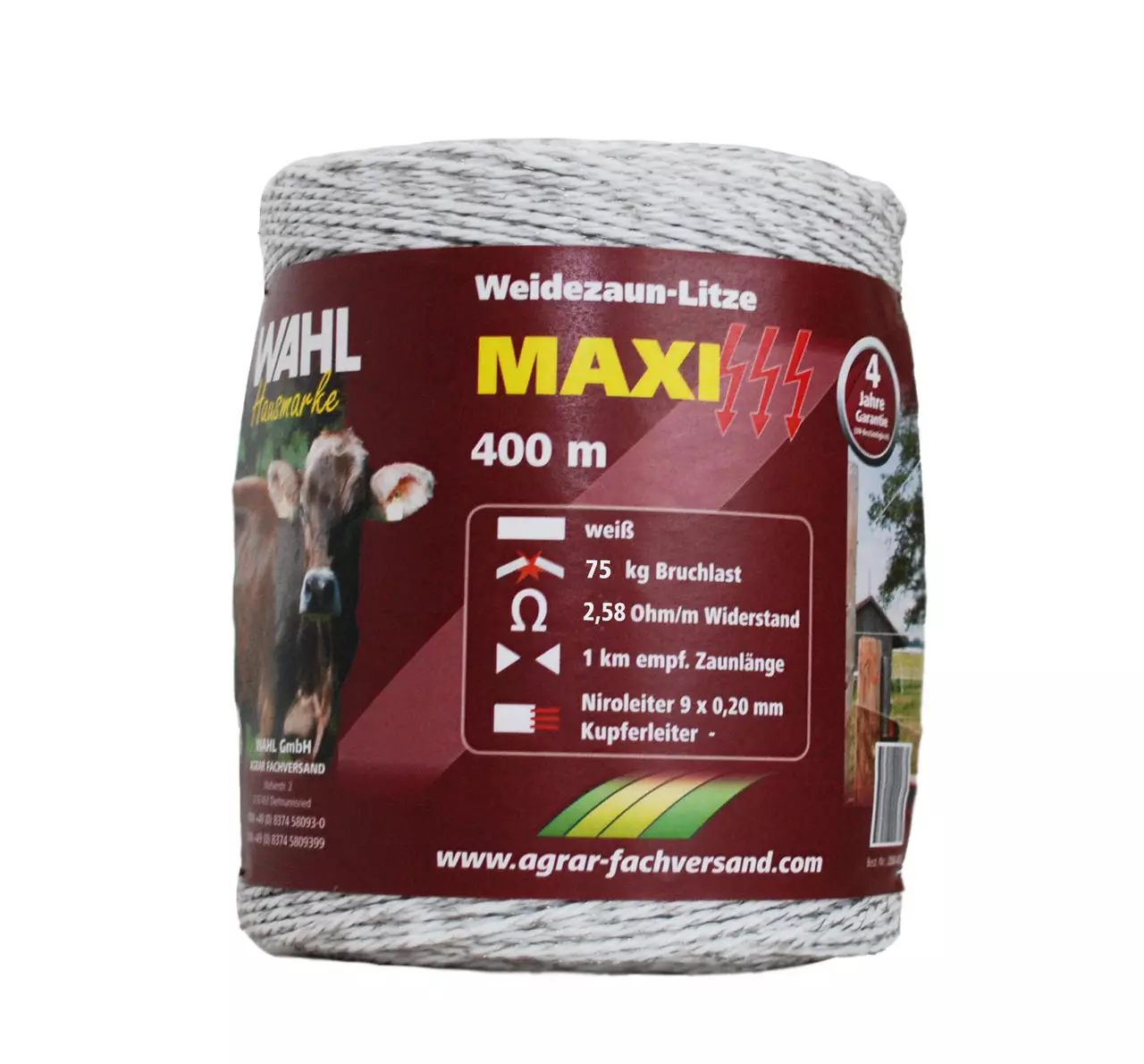 WAHL-FENCE Weidezaunlitze - MAXI - 400 m