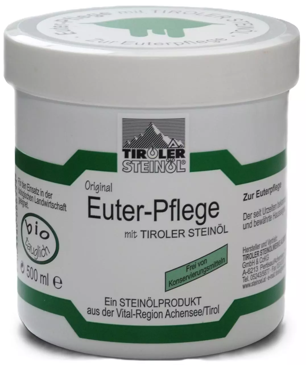 Tiroler Steinöl - Euter-Pflege 500 ml Tiroler Steinöl - Euter-Pflege 500 ml
