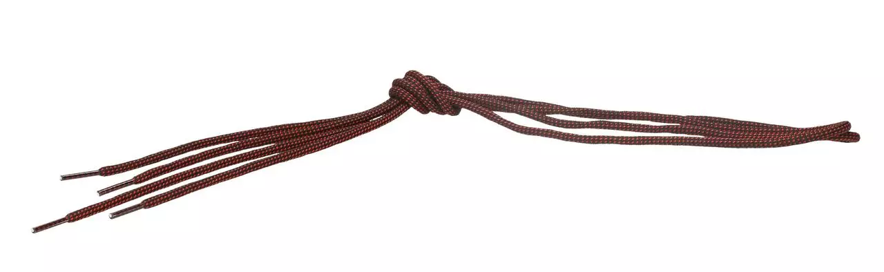 HASE Qualitäts-Schnürsenkel 120cm schwarz/rot HASE Qualitäts-Schnürsenkel 120cm schwarz/rot