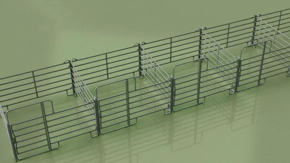 WAHL-FENCE Panel mit Tor 3,6 x 2,2 m Standard (LxH)