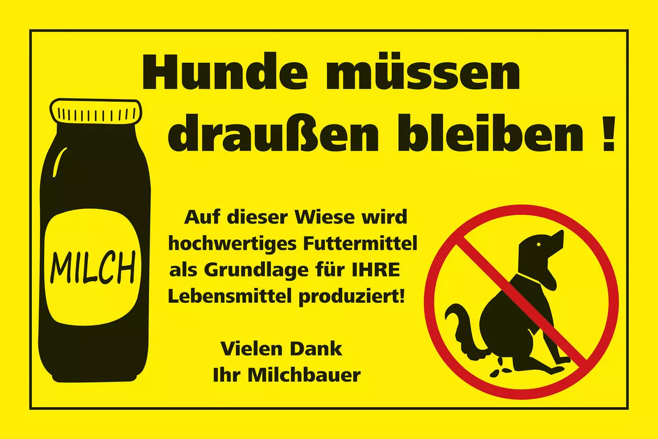 WAHL-Hausmarke Hinweisschild "Gegen Hundekot..." WAHL-Hausmarke Hinweisschild "Gegen Hundekot..."