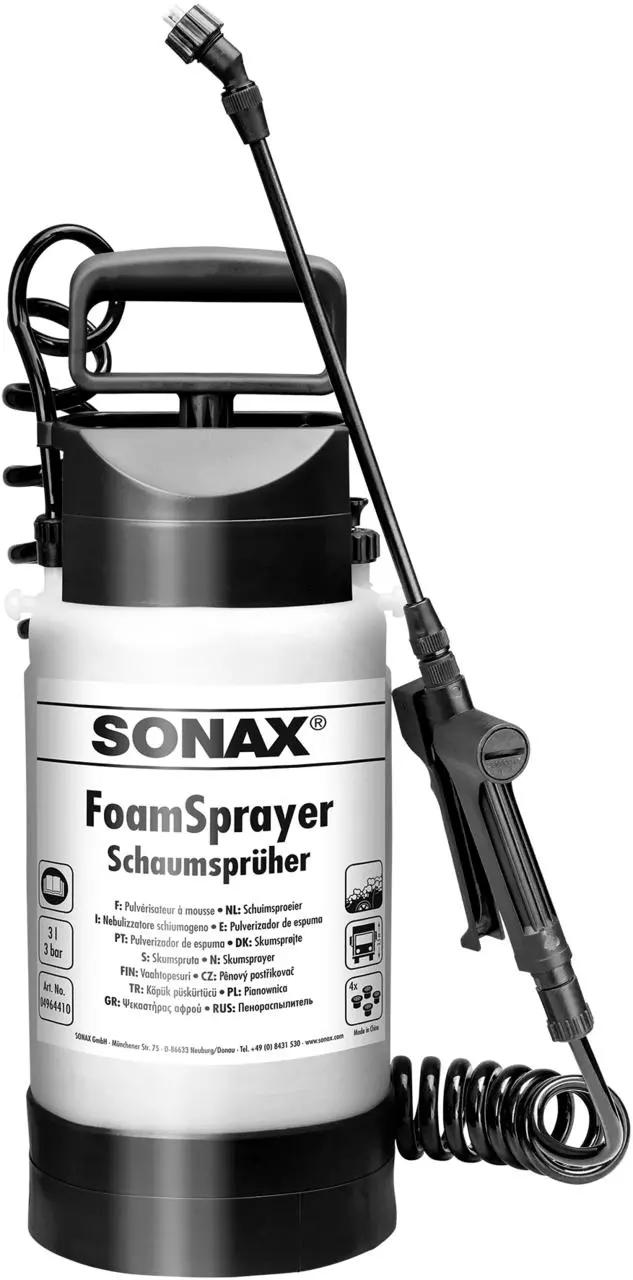 Sonax Foam Sprayer mit Viton Dichtung 3 Liter Sonax Foam Sprayer mit Viton Dichtung 3 Liter