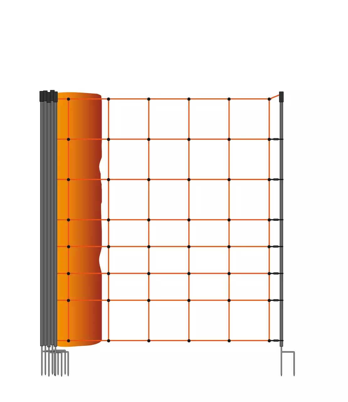 WAHL-FENCE Schafnetz 90 cm / 50 m Doppelspitze WAHL-FENCE Schafnetz 90 cm / 50 m Doppelspitze