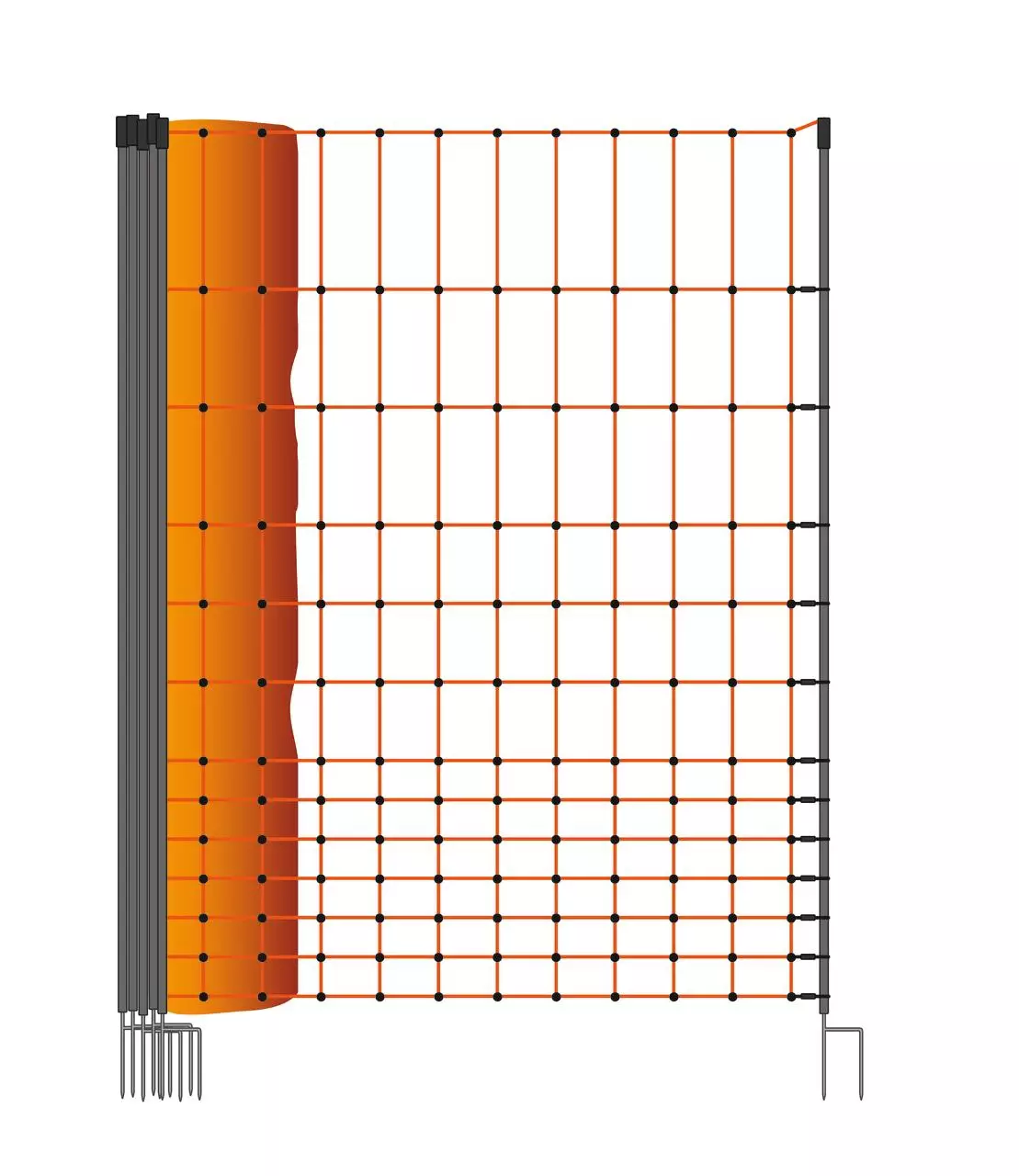 WAHL-FENCE Hühnerzaun 110 cm / 50m elektrifizierbar WAHL-FENCE Hühnerzaun 110 cm / 50m elektrifizierbar