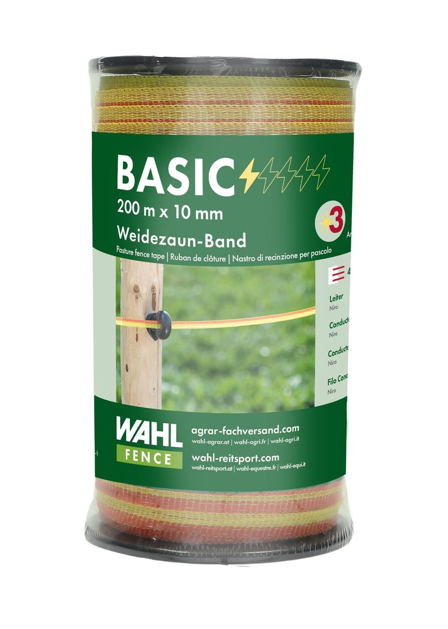 WAHL-FENCE Weidezaunband - BASIC - 10 mm / 200 m WAHL-FENCE Weidezaunband - BASIC - 10 mm / 200 m
