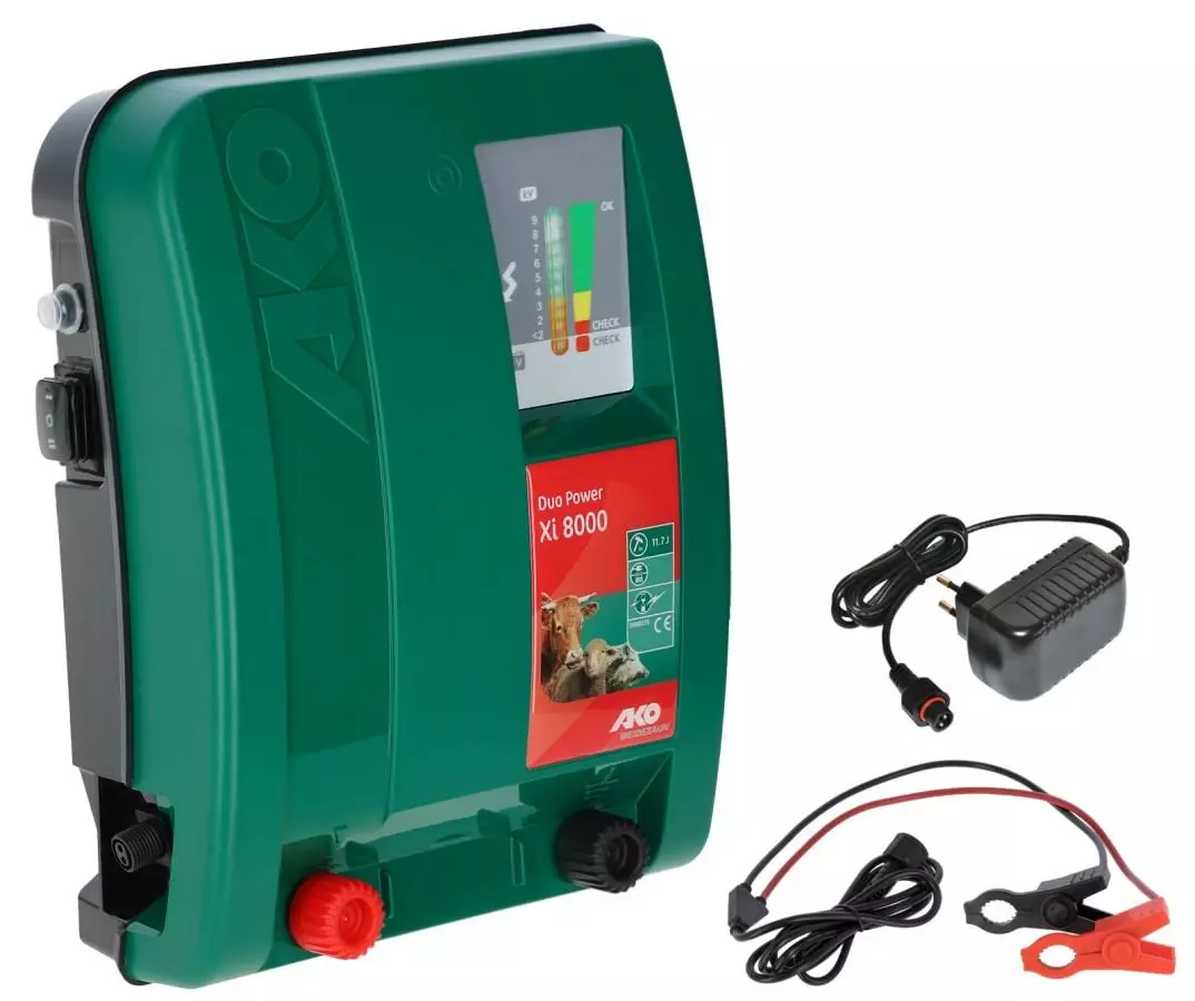 AKO Duo Power Xi8000 12V/230V Weidezaungerät AKO Duo Power Xi8000 12V/230V Weidezaungerät