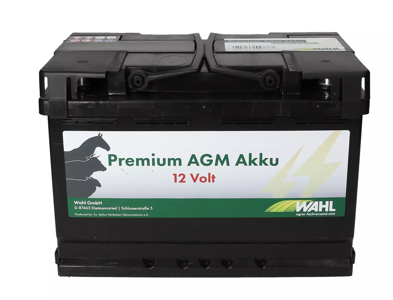 WAHL-FENCE 12 Volt Premium AGM Akku - 12 V, 88 Ah