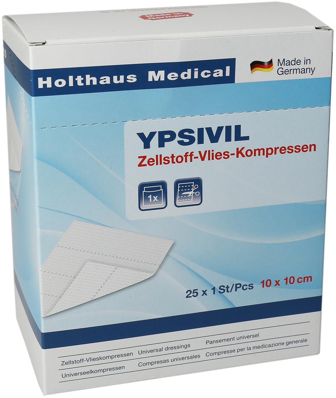 Holthaus YPSIVIL - Wundkompressen 10cm x 10cm Holthaus YPSIVIL - Wundkompressen 10cm x 10cm