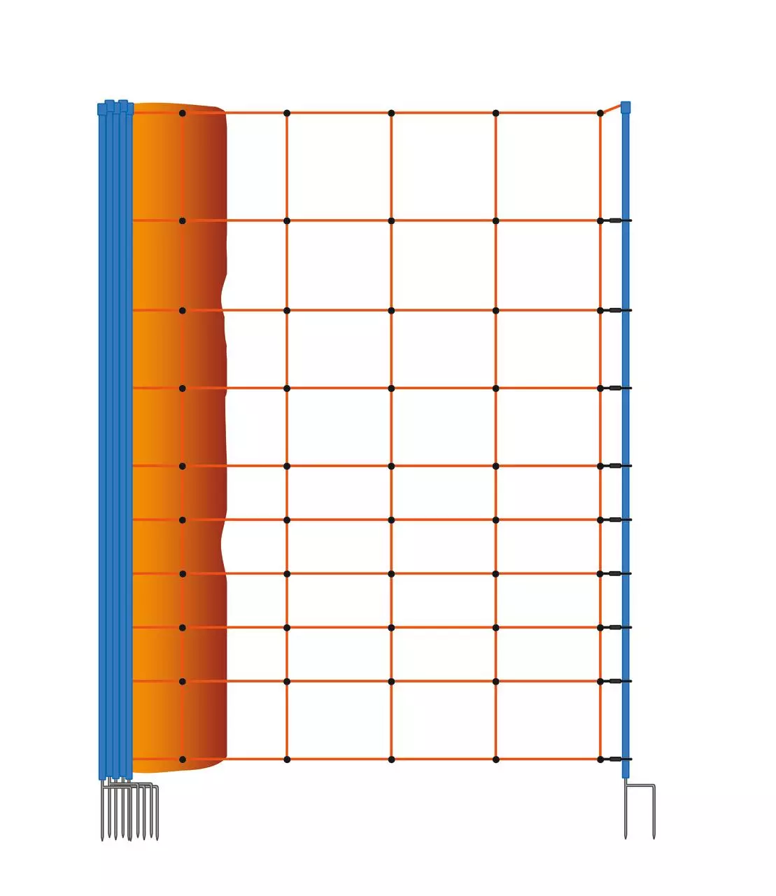 AKO OviNet Premium - Schafnetz, 108 cm, 50 m AKO OviNet Premium - Schafnetz, 108 cm, 50 m