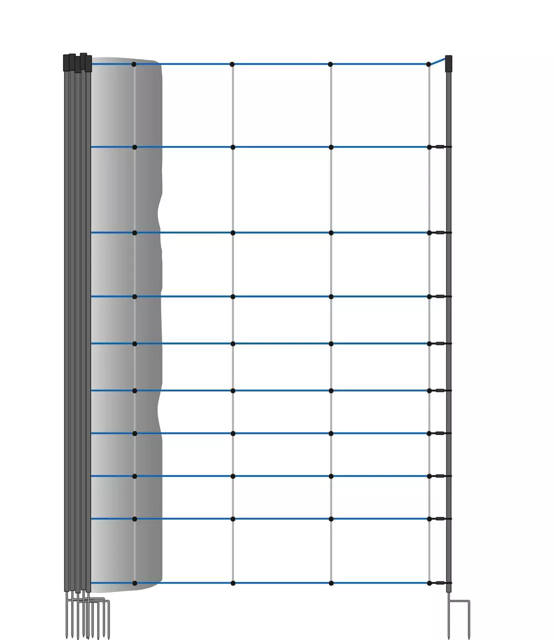 AKO OviNet Maxi 122 cm, Doppelspitze, 50 m AKO OviNet Maxi 122 cm, Doppelspitze, 50 m