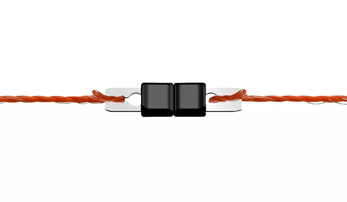 Litzclip Litzenverbinder 3 mm - Edelstahl Litzclip Litzenverbinder 3 mm - Edelstahl