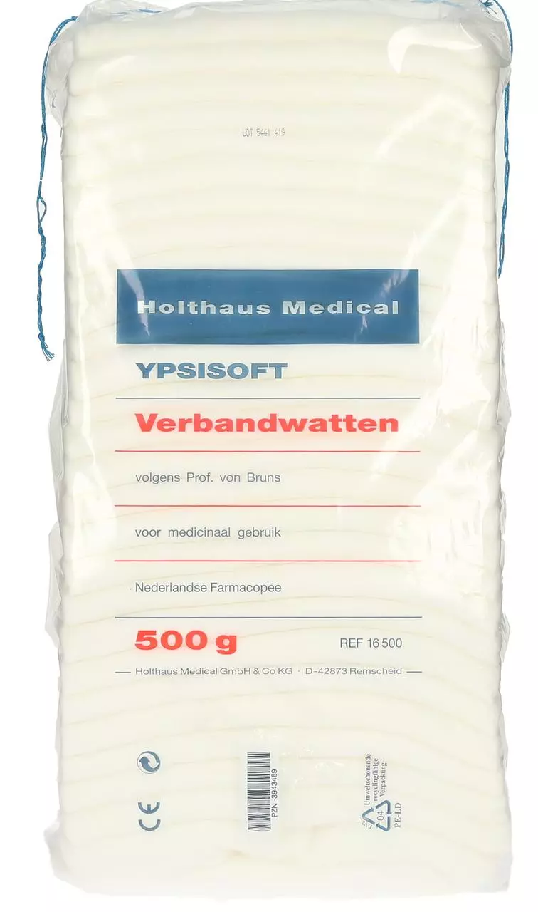 Holthaus YPSISOFT - Polsterwatte 500g- zick-zack Holthaus YPSISOFT - Polsterwatte 500g- zick-zack