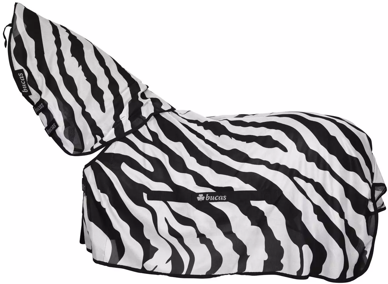 Bucas Buzz-Off Zebra Full Neck Bucas Buzz-Off Zebra Full Neck