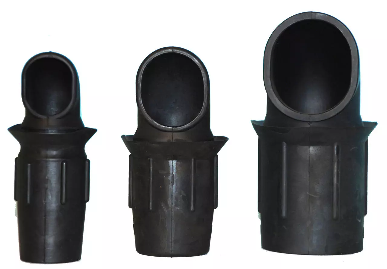 Gummi-Einlaufbogen 50/50/59mm Gummi-Einlaufbogen 50/50/59mm