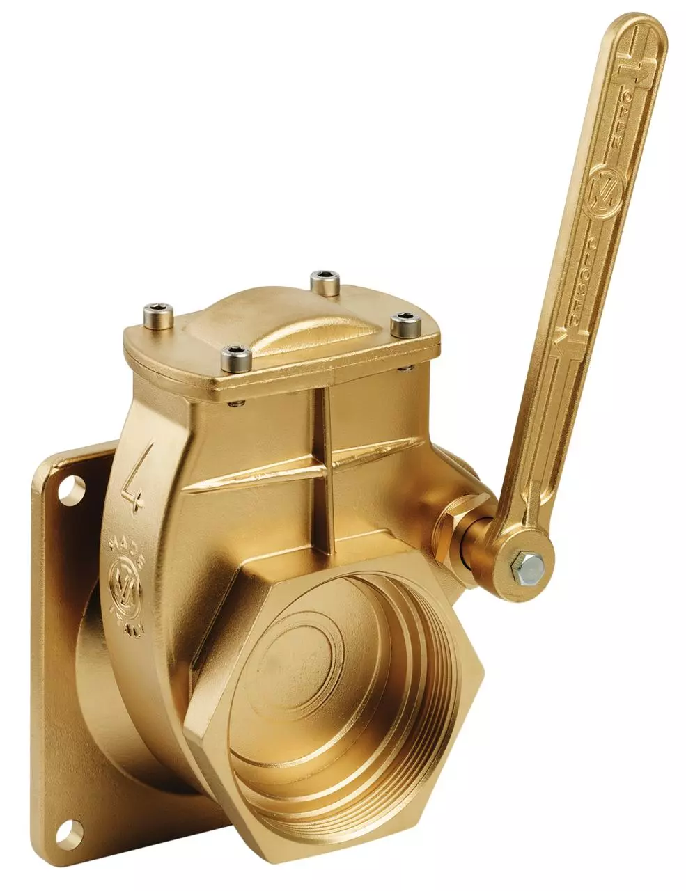 MZ Handhebelschieber Flansch/Gewinde 4'' MZ Handhebelschieber Flansch/Gewinde 4''