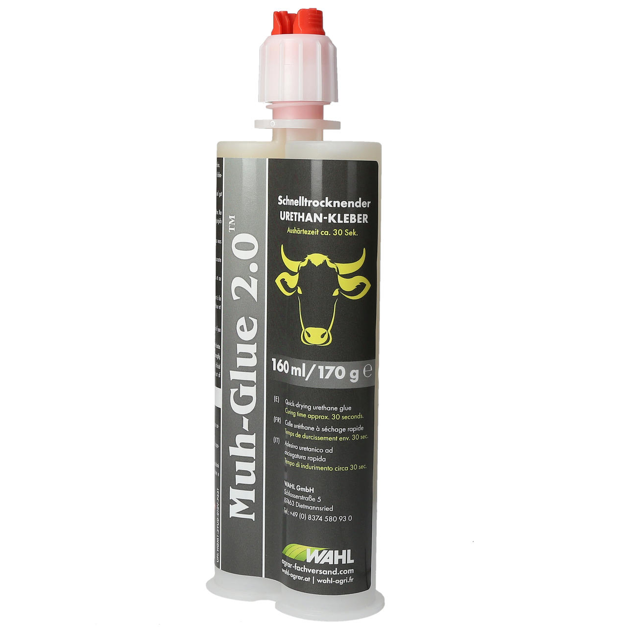 WAHL-Hausmarke MUH-GLUE 2.0 Kartusche 160 ml WAHL-Hausmarke MUH-GLUE 2.0 Kartusche 160 ml