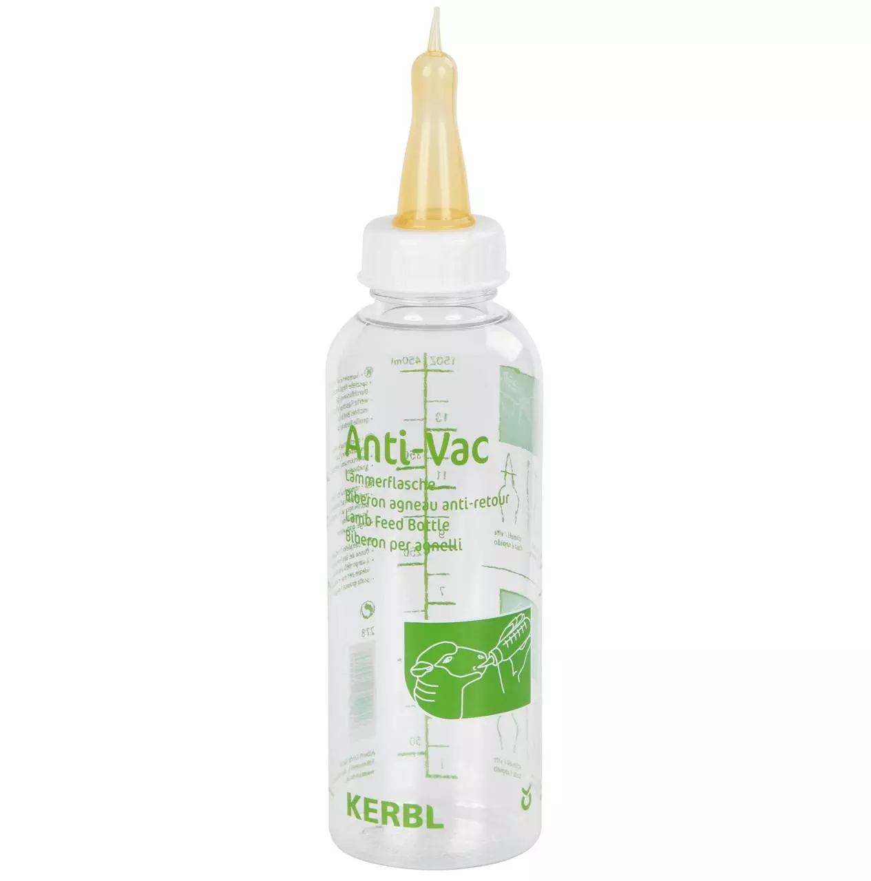 Kerbl Lämmeraufzuchtflasche Anti-Vac 450 ml Kerbl Lämmeraufzuchtflasche Anti-Vac 450 ml