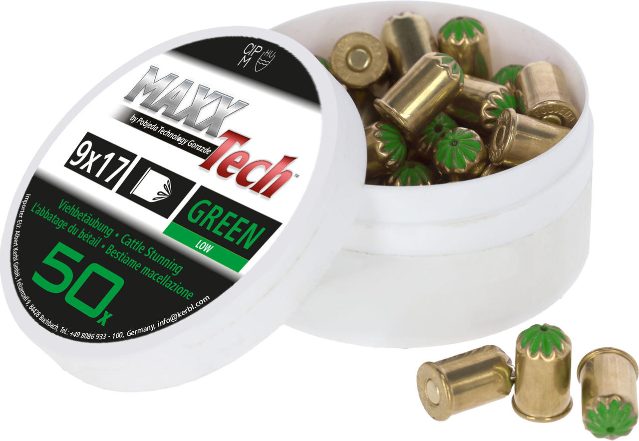 Kerbl MAXXTech grün Kartusche f. Schussapparat