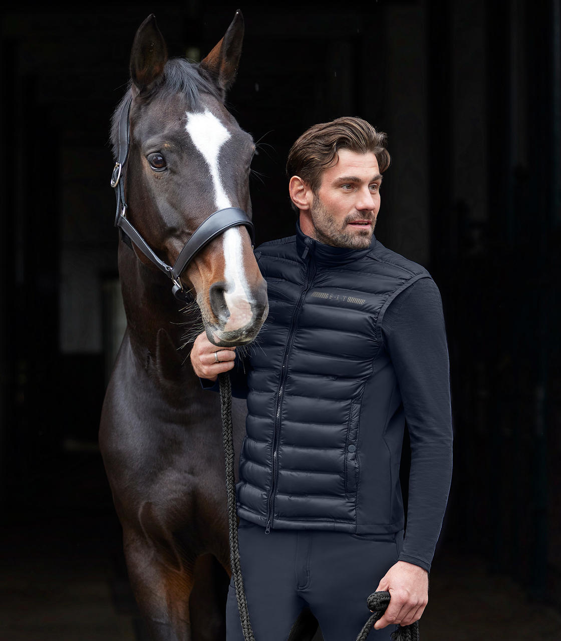 ELT Softshell-Mix Weste Maine, Herren